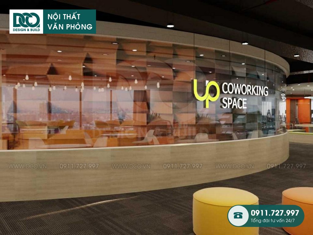 Hình ảnh thiết kế nội thất Coworking Space tầng 21 VP Bank (3)