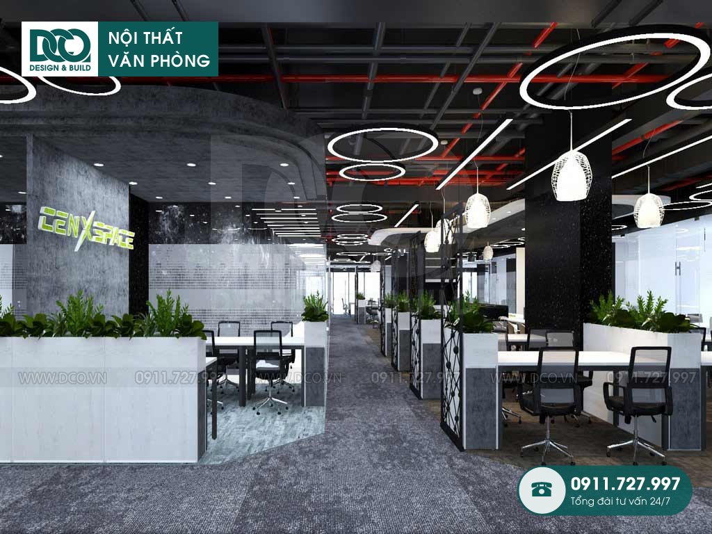 Thiết kế coworking space 870m2