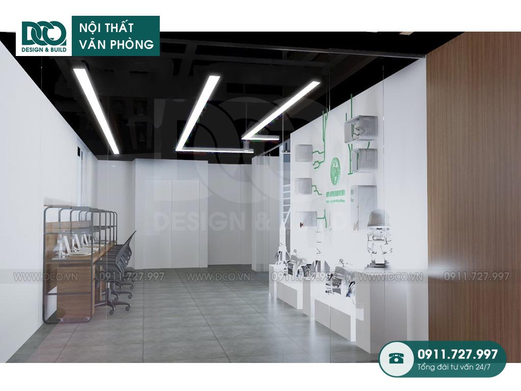 Bản vẽ thiết kế văn phòng công nghệ thực tế ảo Tourzy Media 180m2