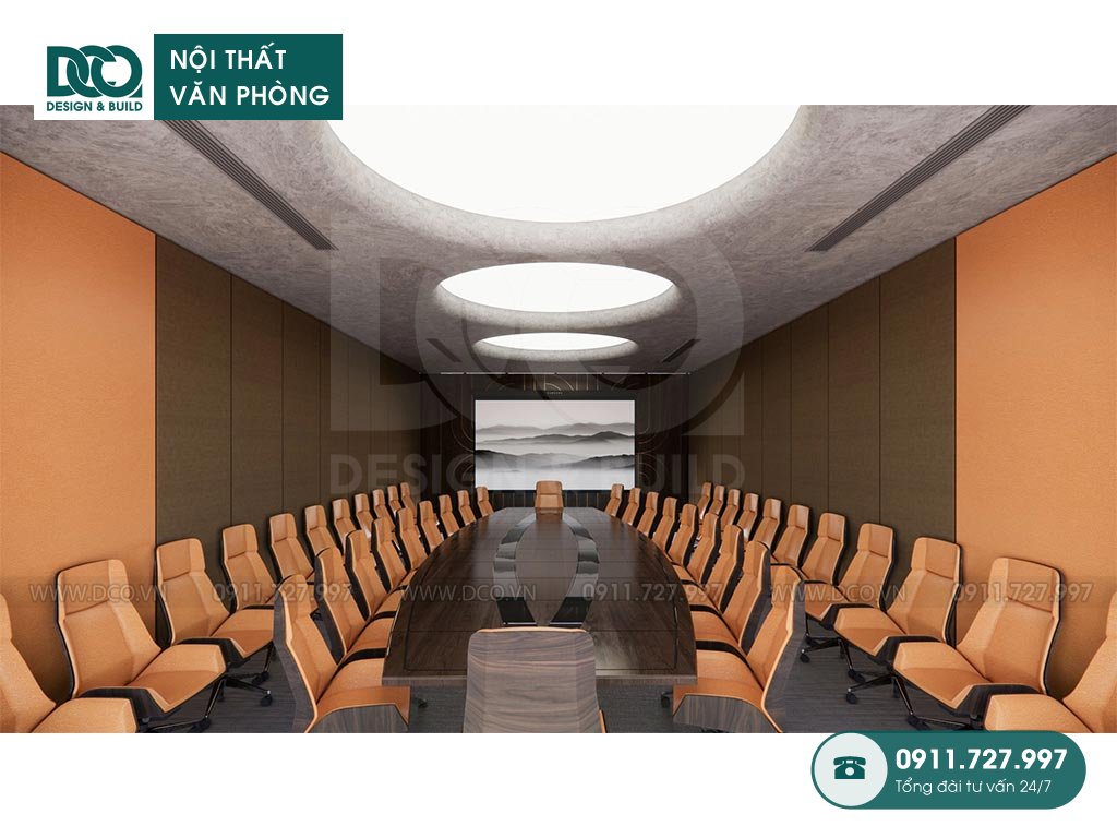 PA1 - Thiết kế nội thất tầng 1 tòa văn phòng Cenland 3156m2 tại Hà Tĩnh