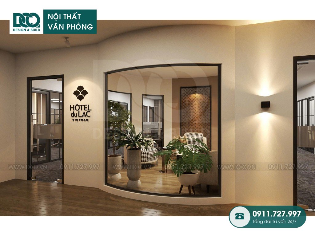 Thiết kế nội thất văn phòng Hôtel Du Lac tại Cửa Đông 230m2