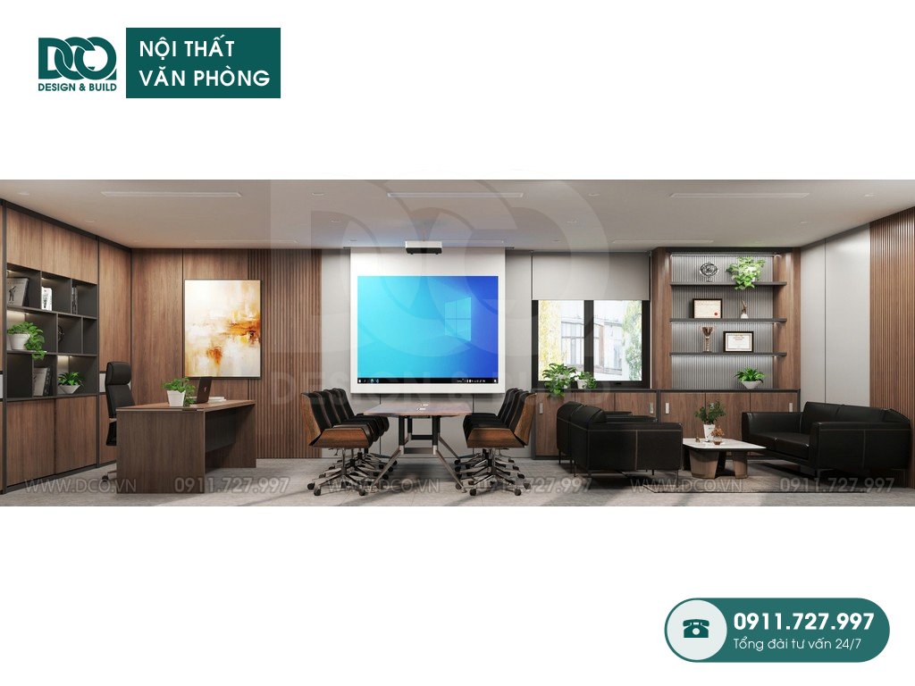 Thiết kế văn phòng công ty Đông Phương 90m2 tại Ninh Bình