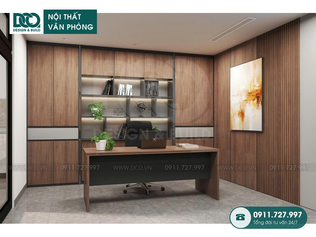 Thiết kế văn phòng công ty Đông Phương 90m2 tại Ninh Bình