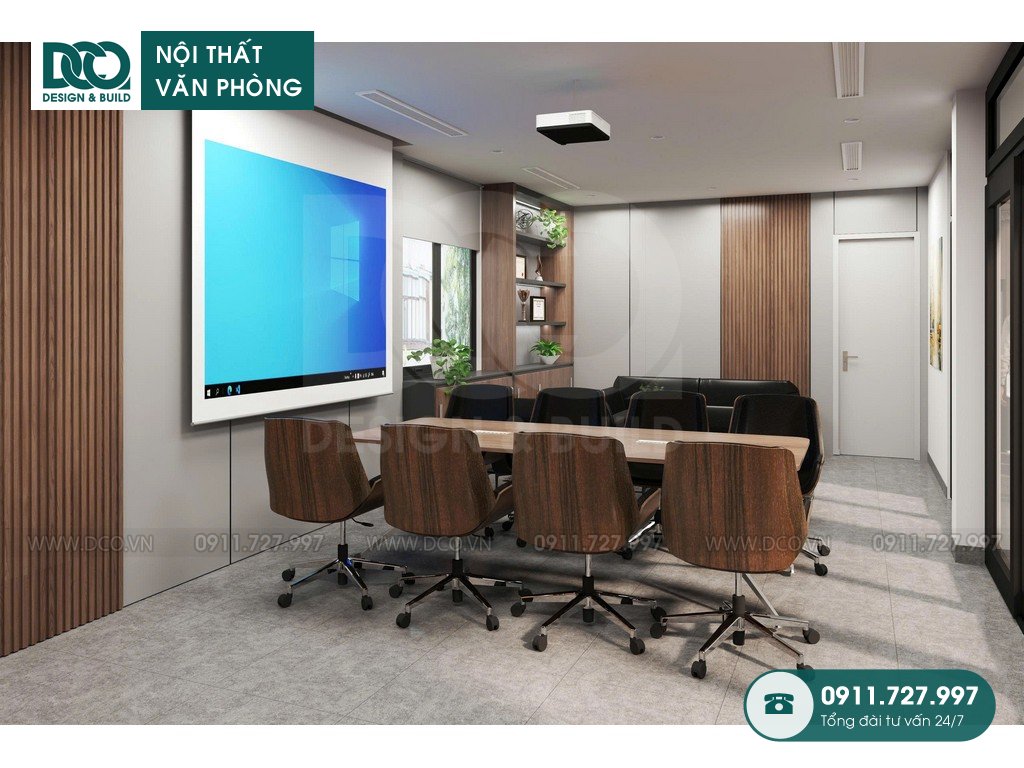 Thiết kế văn phòng công ty Đông Phương 90m2 tại Ninh Bình