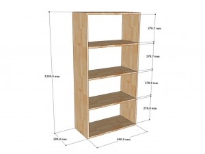 Kích thước kệ sách văn phòng