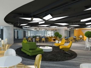Dự án thiết kế văn phòng 2000m2 - UP VP Bank coworking space