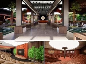 PA1 - Thiết kế nội thất tầng 1 tòa văn phòng Cenland 3156m2 tại Hà Tĩnh