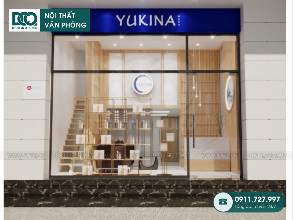 PA1-Bản vẽ thiết kế văn phòng mỹ phẩm Yukina phong cách Nhật Bản