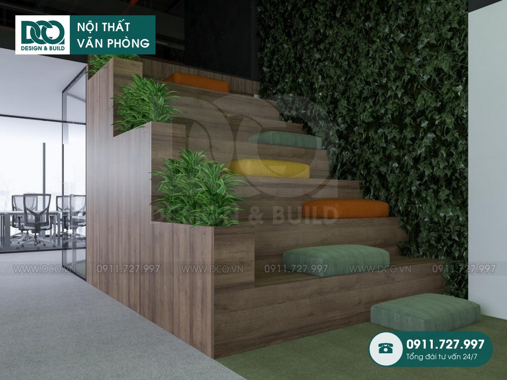 Dự án thiết kế văn phòng 1200m2 công ty Hoàn Mỹ